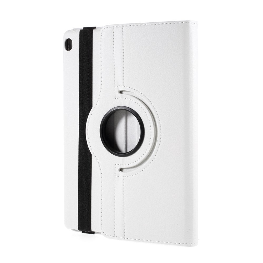 360 Degrees Rotating Stand Leather Case for Lenovo Tab M10 - White
