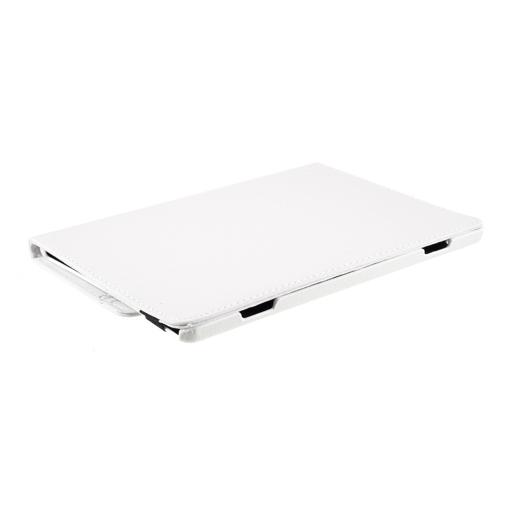 360 Degrees Rotating Stand Leather Case for Lenovo Tab M10 - White