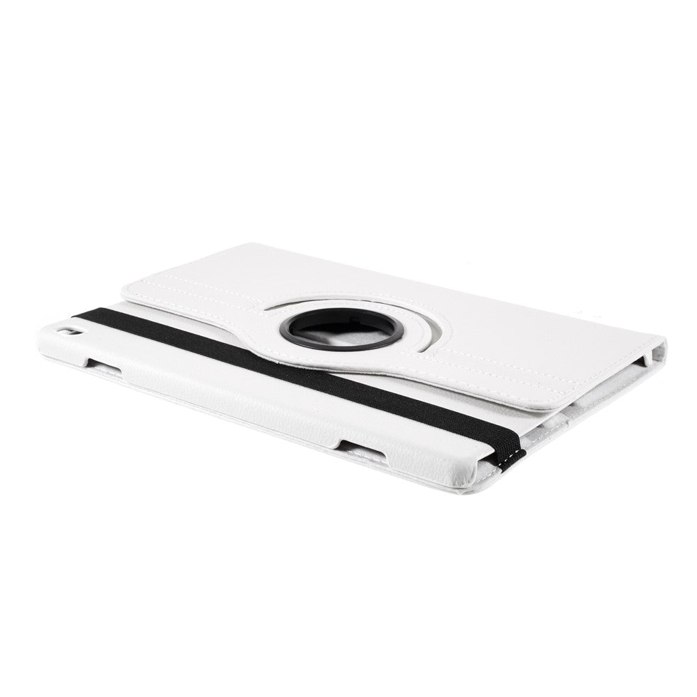 360 Degrees Rotating Stand Leather Case for Lenovo Tab M10 - White
