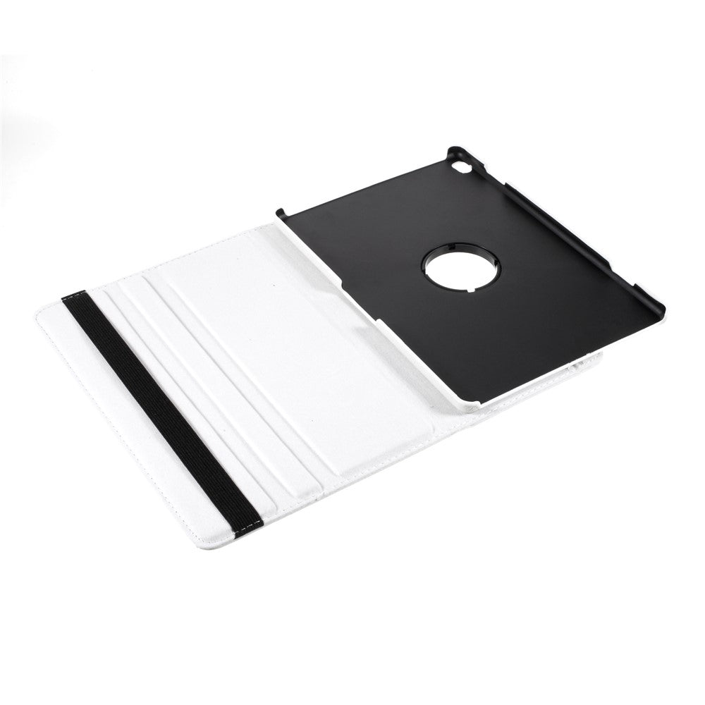 360 Degrees Rotating Stand Leather Case for Lenovo Tab M10 - White