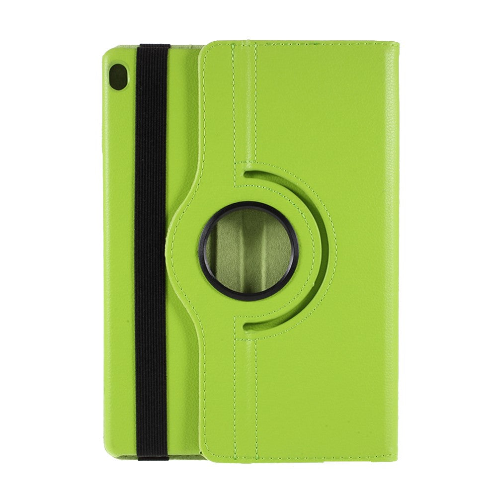 360 Degrees Rotating Stand Leather Case for Lenovo Tab M10 - Green