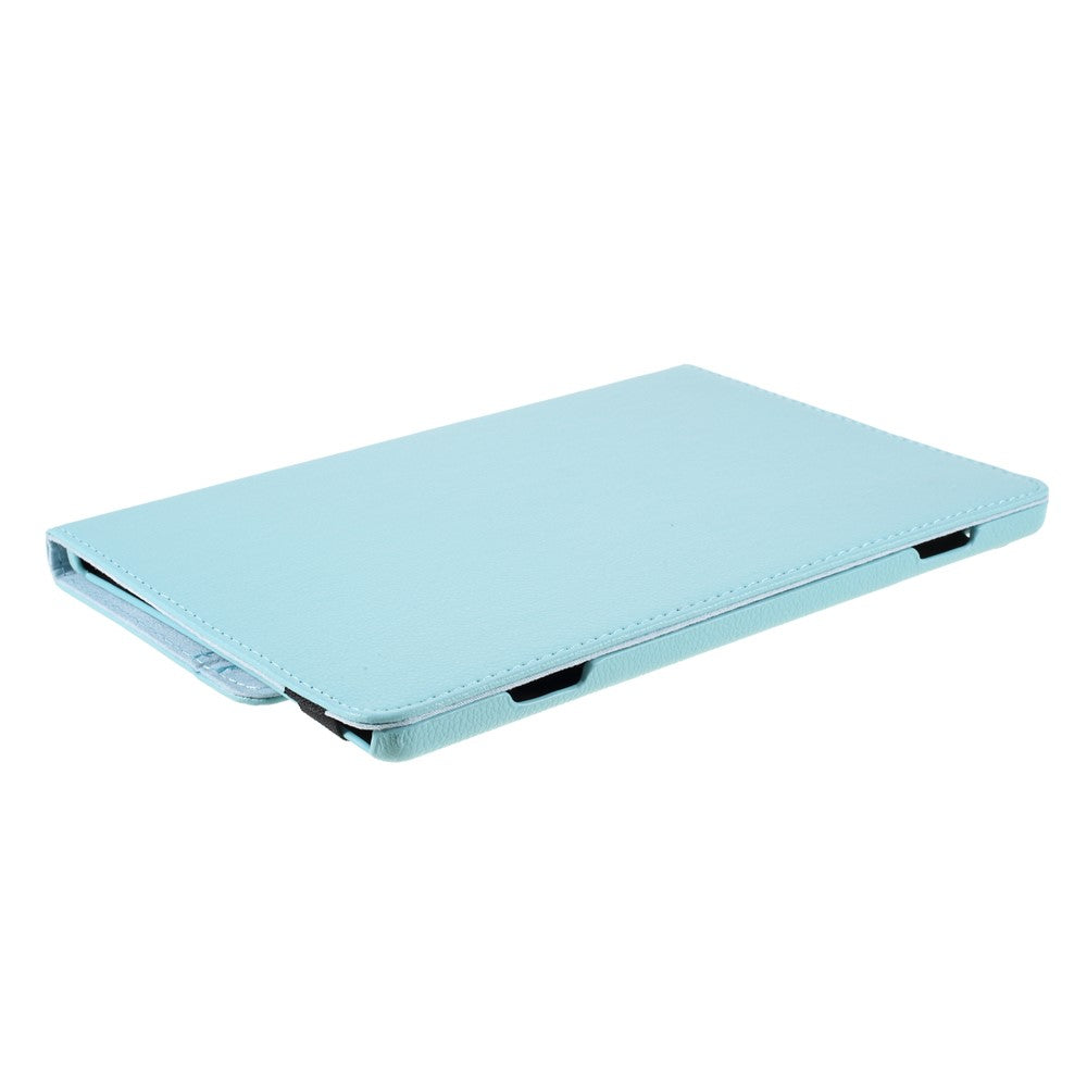 360 Degrees Rotating Stand Leather Case for Lenovo Tab M10 - Baby Blue