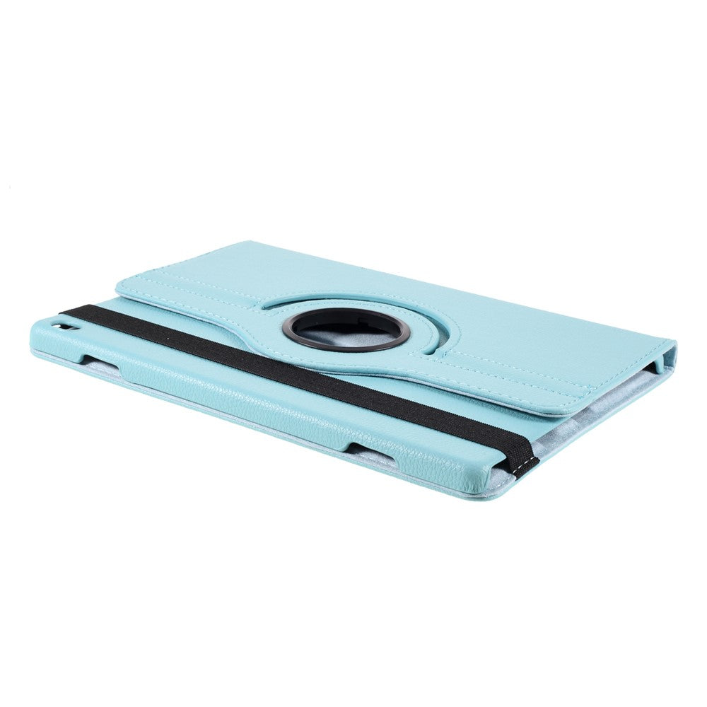 360 Degrees Rotating Stand Leather Case for Lenovo Tab M10 - Baby Blue