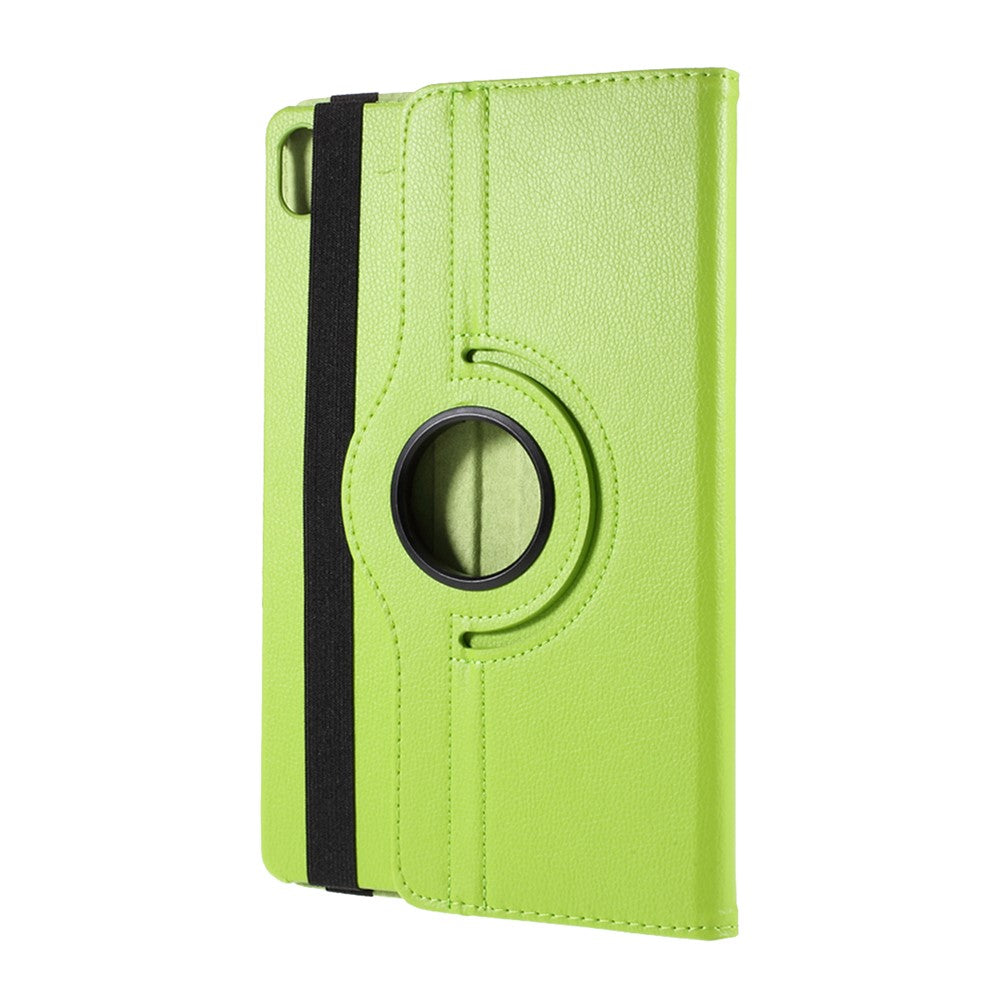 360 Degrees Rotating Stand Leather Case for Lenovo Tab P11 / P11 5G 11 inch TB-J606F / J606X - Green