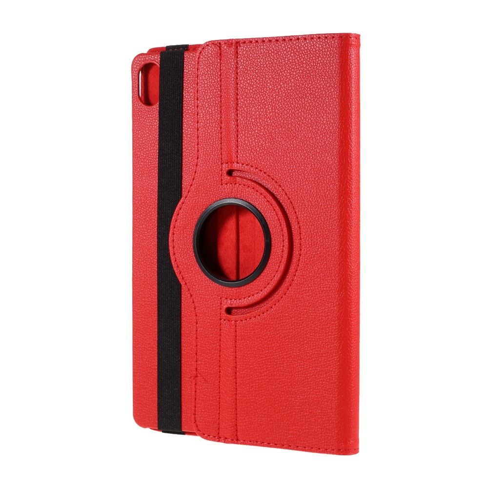 360 Degrees Rotating Stand Leather Case for Lenovo Tab P11 / P11 5G 11 inch TB-J606F / J606X - Red