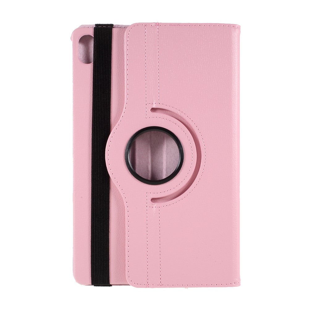 360 Degrees Rotating Stand Leather Case for Lenovo Tab P11 / P11 5G 11 inch TB-J606F / J606X - Pink