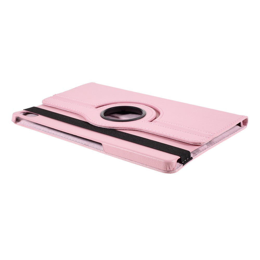 360 Degrees Rotating Stand Leather Case for Lenovo Tab P11 / P11 5G 11 inch TB-J606F / J606X - Pink