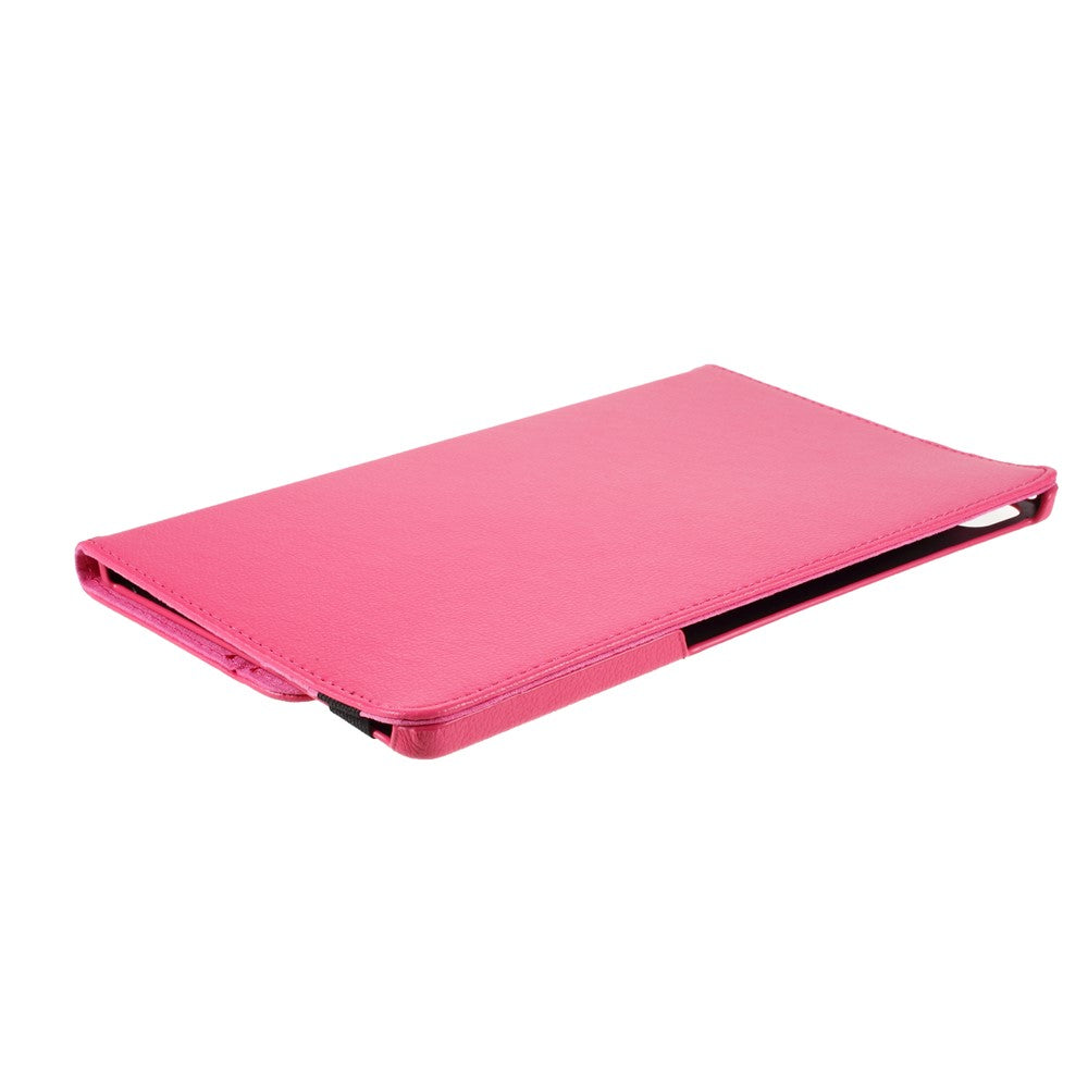 360 Degrees Rotating Stand Leather Case for Lenovo Tab P11 / P11 5G 11 inch TB-J606F / J606X - Rose