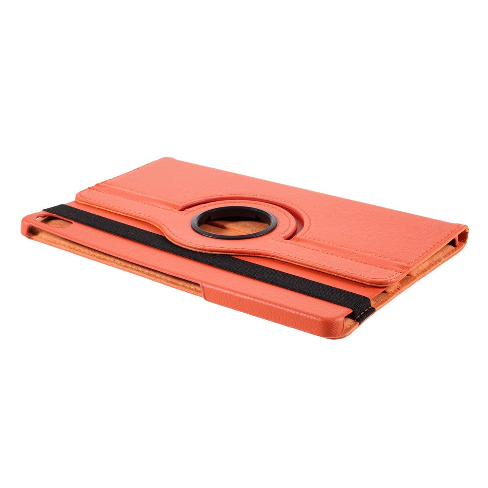 360 Degrees Rotating Stand Leather Case for Lenovo Tab P11 / P11 5G 11 inch TB-J606F / J606X - Orange