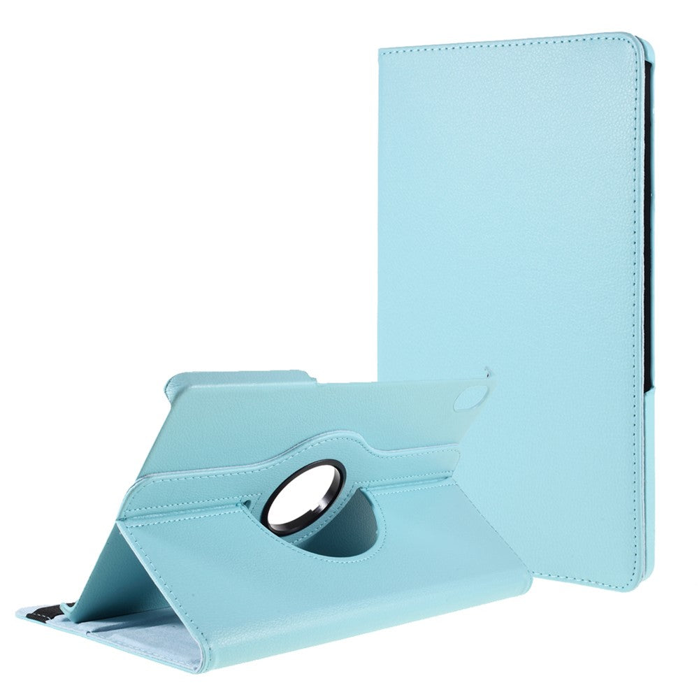 360 Degrees Rotating Stand Leather Case for Lenovo Tab P11 / P11 5G 11 inch TB-J606F / J606X - Baby Blue