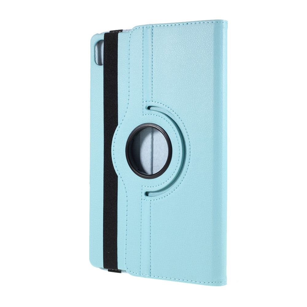 360 Degrees Rotating Stand Leather Case for Lenovo Tab P11 / P11 5G 11 inch TB-J606F / J606X - Baby Blue