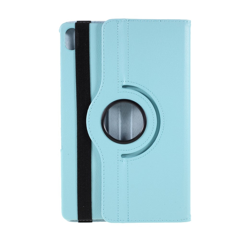 360 Degrees Rotating Stand Leather Case for Lenovo Tab P11 / P11 5G 11 inch TB-J606F / J606X - Baby Blue