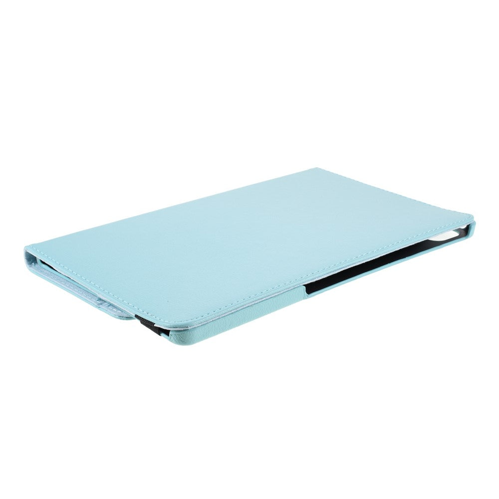 360 Degrees Rotating Stand Leather Case for Lenovo Tab P11 / P11 5G 11 inch TB-J606F / J606X - Baby Blue