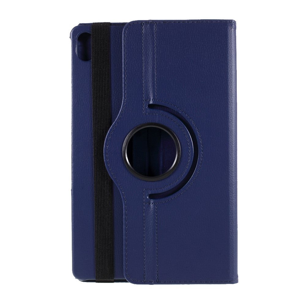360 Degrees Rotating Stand Leather Case for Lenovo Tab P11 / P11 5G 11 inch TB-J606F / J606X - Dark Blue