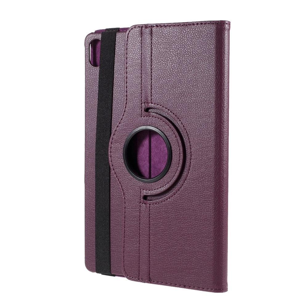 360 Degrees Rotating Stand Leather Case for Lenovo Tab P11 / P11 5G 11 inch TB-J606F / J606X - Purple
