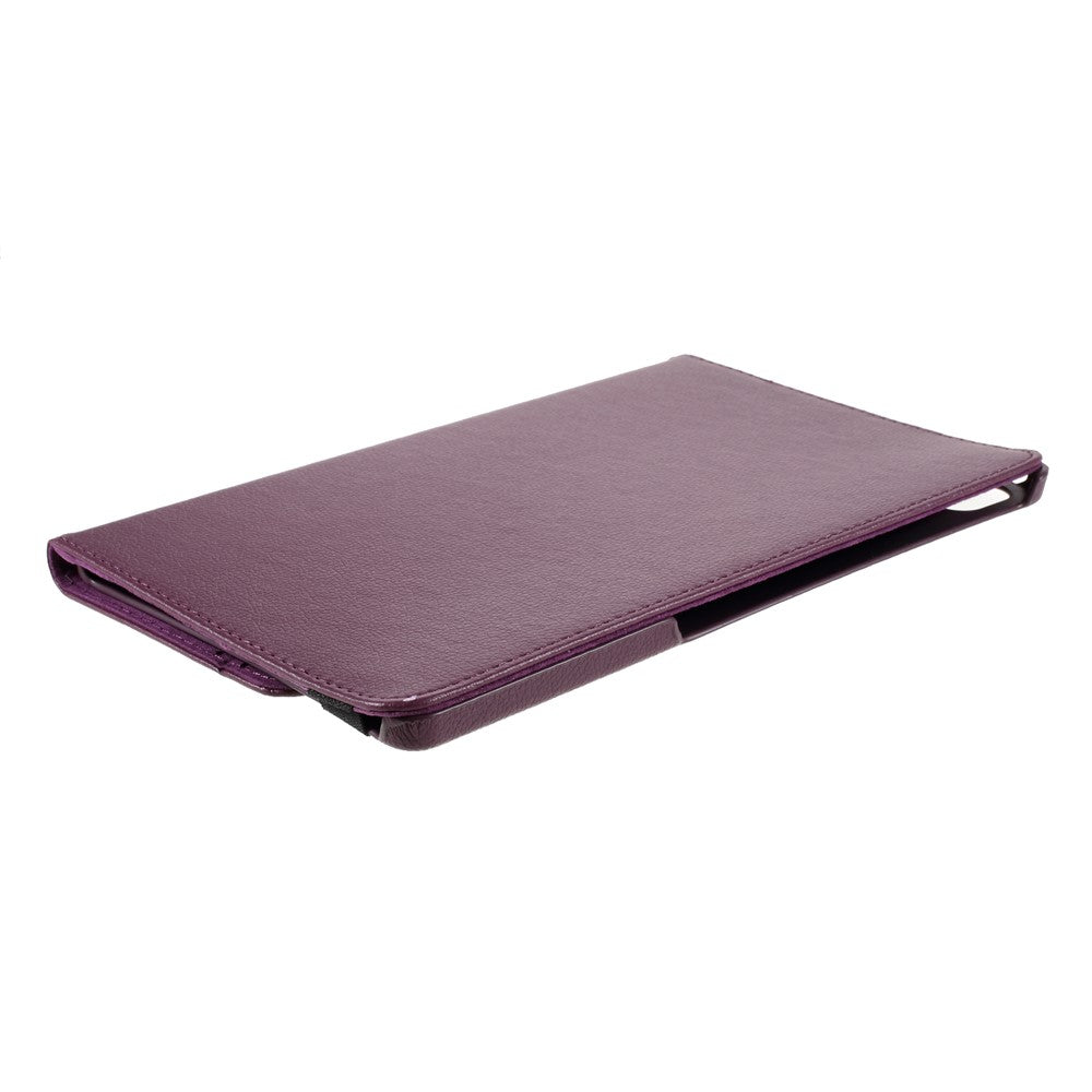 360 Degrees Rotating Stand Leather Case for Lenovo Tab P11 / P11 5G 11 inch TB-J606F / J606X - Purple