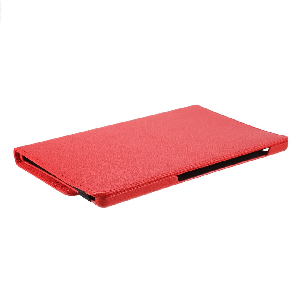 360 Degrees Rotating Stand Leather Case for Lenovo Tab M10 HD Gen 2 TB-X306X - Red