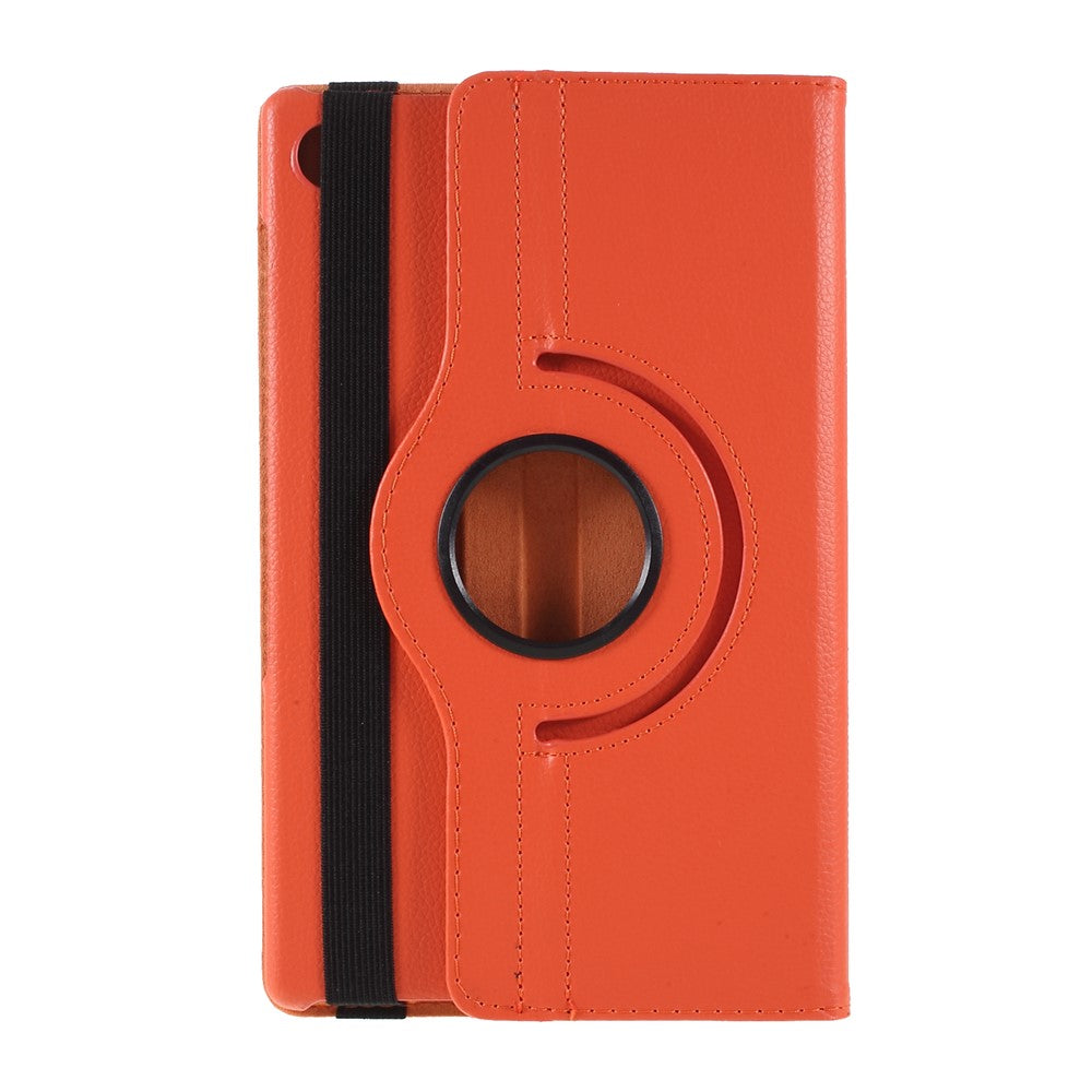 360 Degrees Rotating Stand Leather Case for Lenovo Tab M10 HD Gen 2 TB-X306X - Orange
