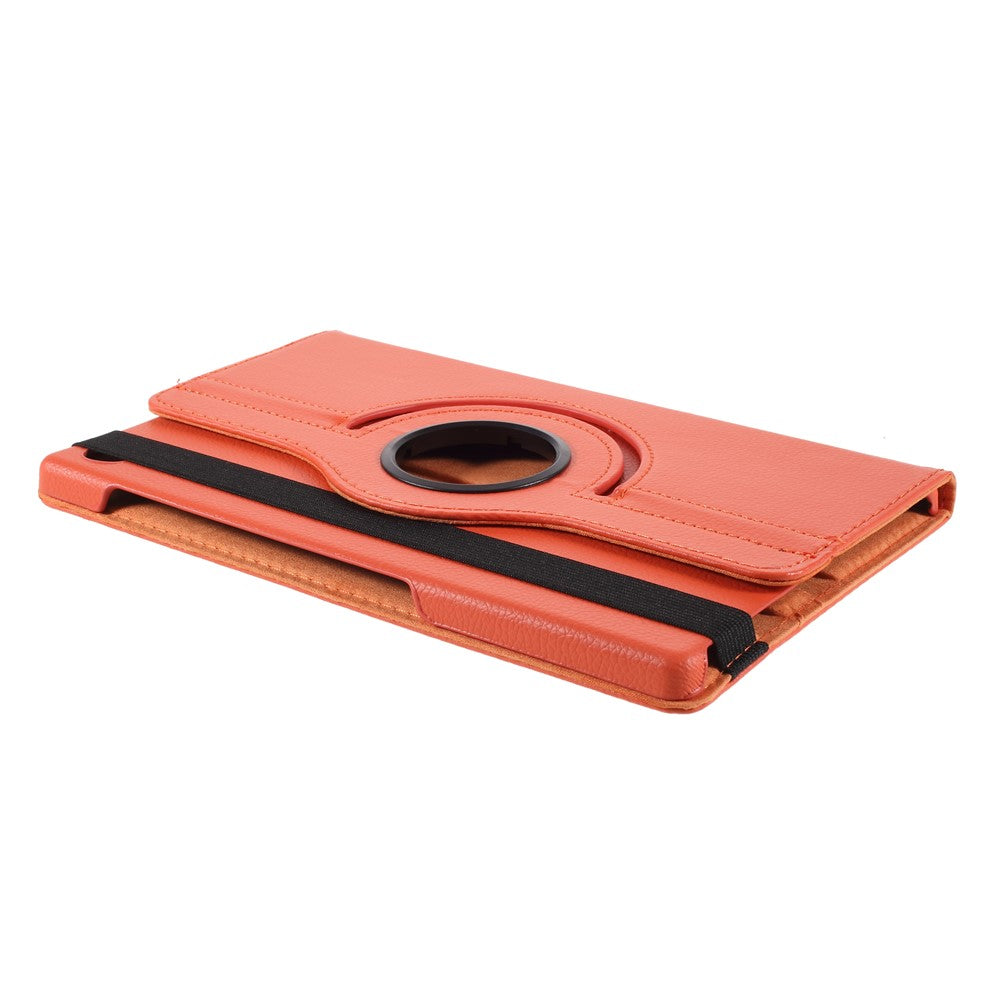 360 Degrees Rotating Stand Leather Case for Lenovo Tab M10 HD Gen 2 TB-X306X - Orange