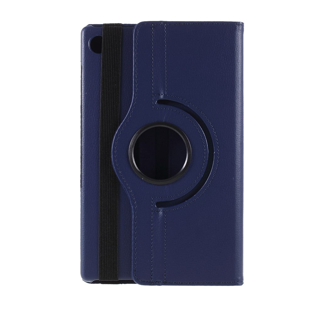 360 Degrees Rotating Stand Leather Case for Lenovo Tab M10 HD Gen 2 TB-X306X - Dark Blue