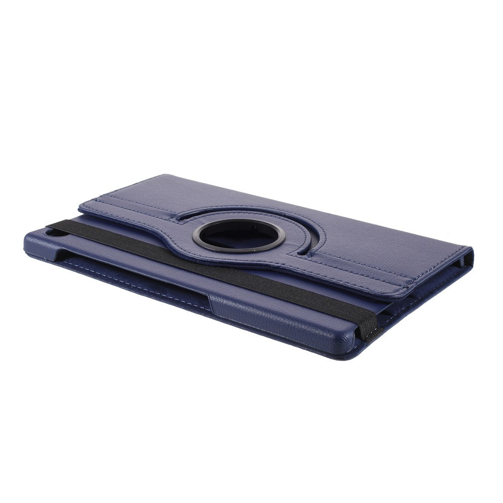 360 Degrees Rotating Stand Leather Case for Lenovo Tab M10 HD Gen 2 TB-X306X - Dark Blue