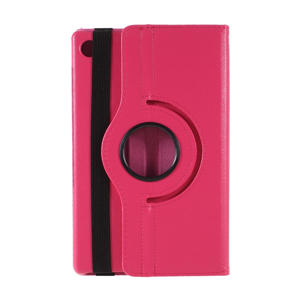 360 Degrees Rotating Stand Leather Case for Lenovo Tab M10 HD Gen 2 TB-X306X - Rose