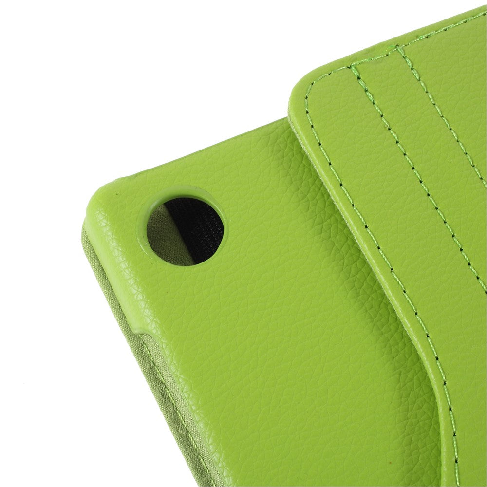 360 Degrees Rotating Stand Leather Case for Lenovo Tab M10 HD Gen 2 TB-X306X - Green