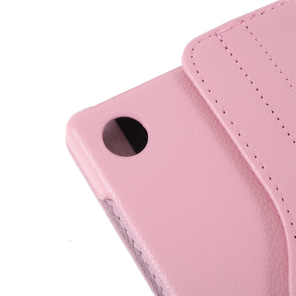 360 Degrees Rotating Stand Leather Case for Lenovo Tab M10 HD Gen 2 TB-X306X - Pink