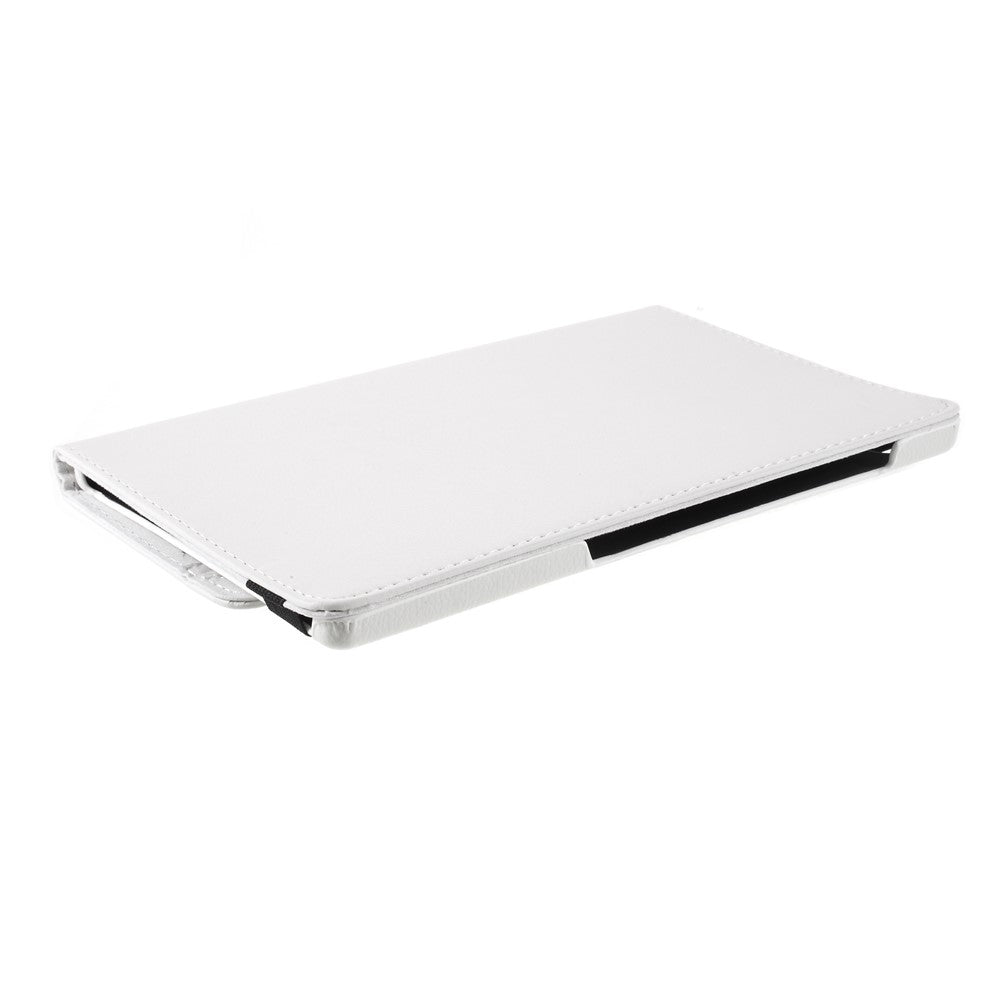 360 Degrees Rotating Stand Leather Case for Lenovo Tab M10 HD Gen 2 TB-X306X - White