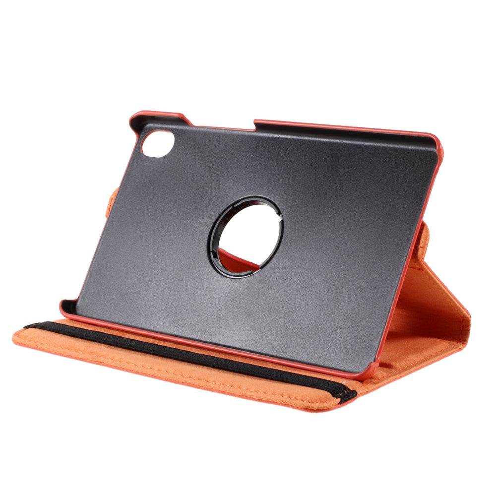 Leather Case with Rotating Stand Cover for Lenovo Tab M8 (1st Gen) HD8505/M8 (2nd Gen) HD8705 - Orange