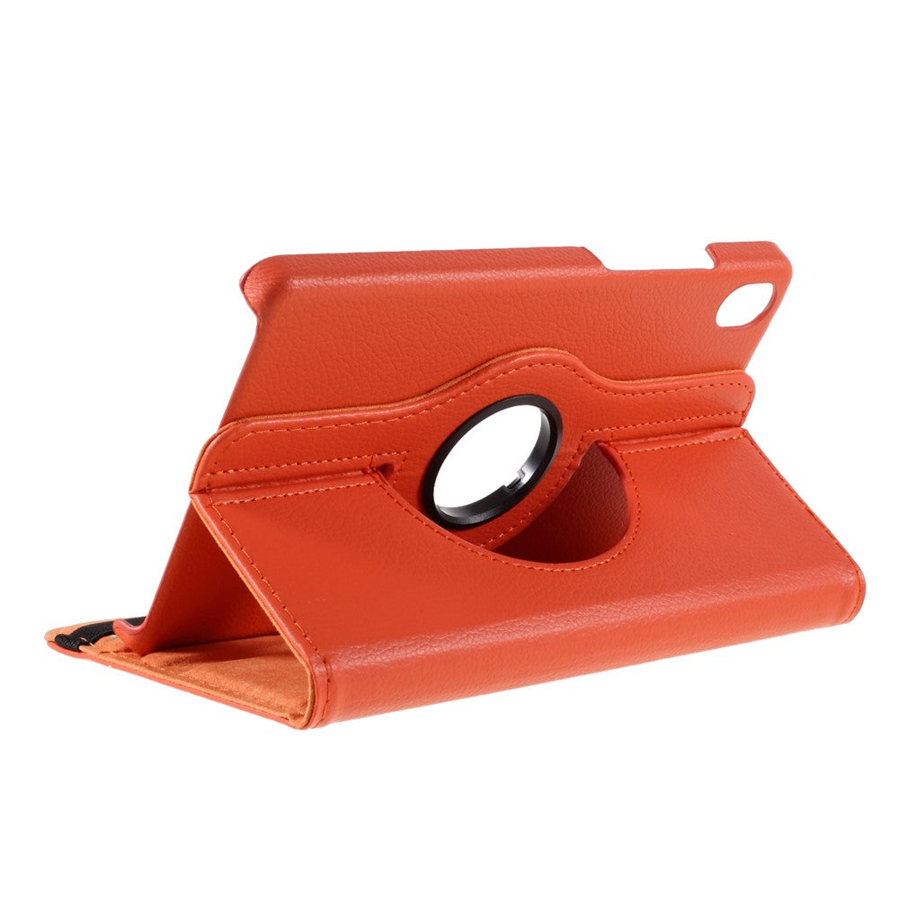 Leather Case with Rotating Stand Cover for Lenovo Tab M8 (1st Gen) HD8505/M8 (2nd Gen) HD8705 - Orange