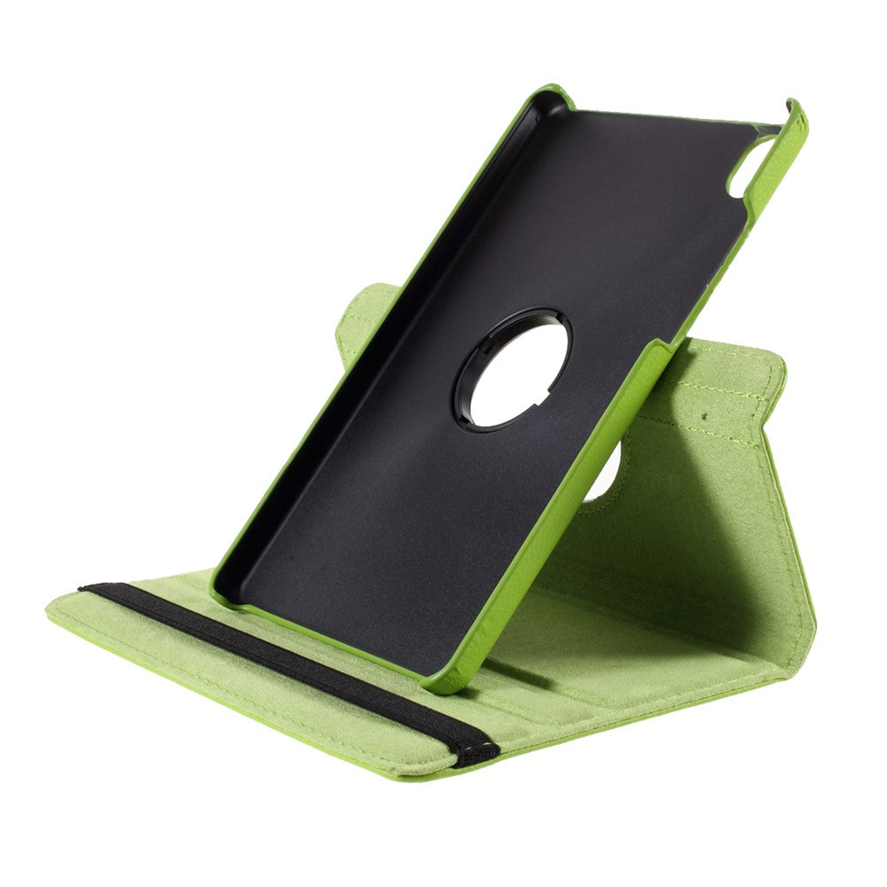 Leather Case with Rotating Stand Cover for Lenovo Tab M8 (1st Gen) HD8505/M8 (2nd Gen) HD8705 - Green