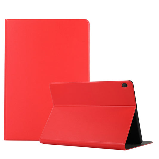 Stand Cover Leather Protective Case for Lenovo Tab M10 TB-X605F - Red