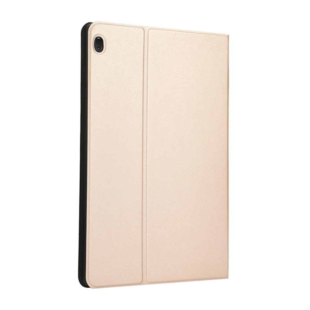 Stand Cover Leather Protective Case for Lenovo Tab M10 TB-X605F - Gold