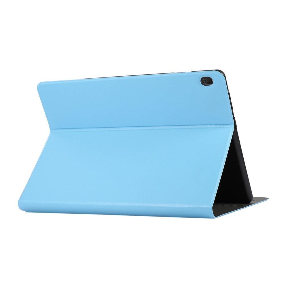 Stand Cover Leather Protective Case for Lenovo Tab M10 TB-X605F - Sky Blue