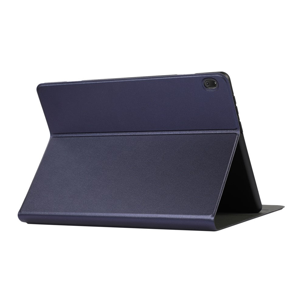 Stand Cover Leather Protective Case for Lenovo Tab M10 TB-X605F - Dark Blue