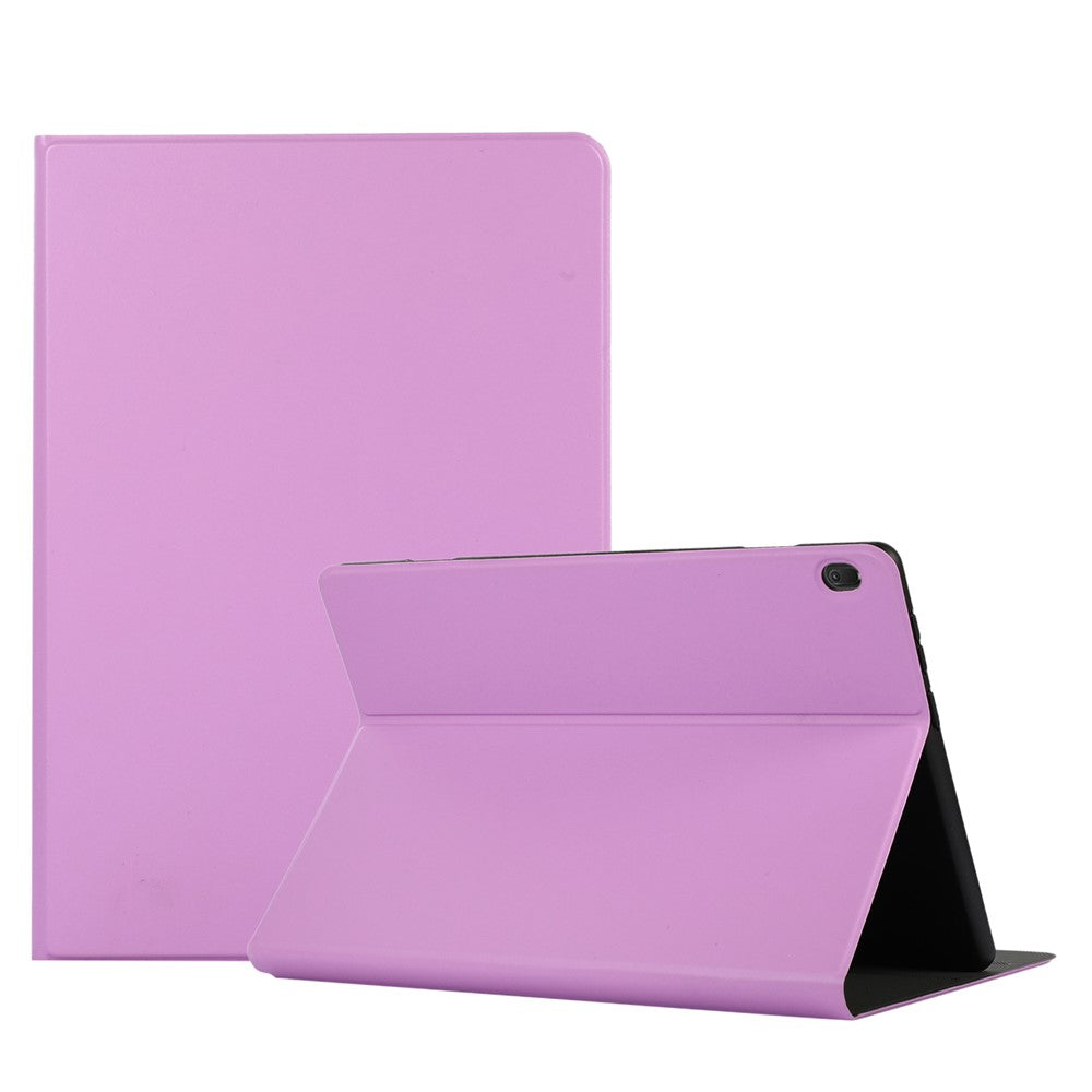 Stand Cover Leather Protective Case for Lenovo Tab M10 TB-X605F - Purple