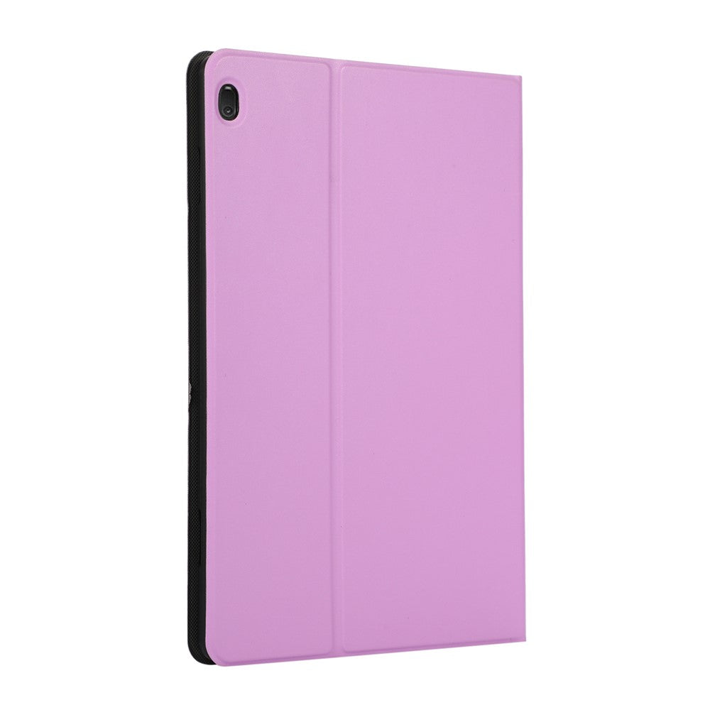 Stand Cover Leather Protective Case for Lenovo Tab M10 TB-X605F - Purple