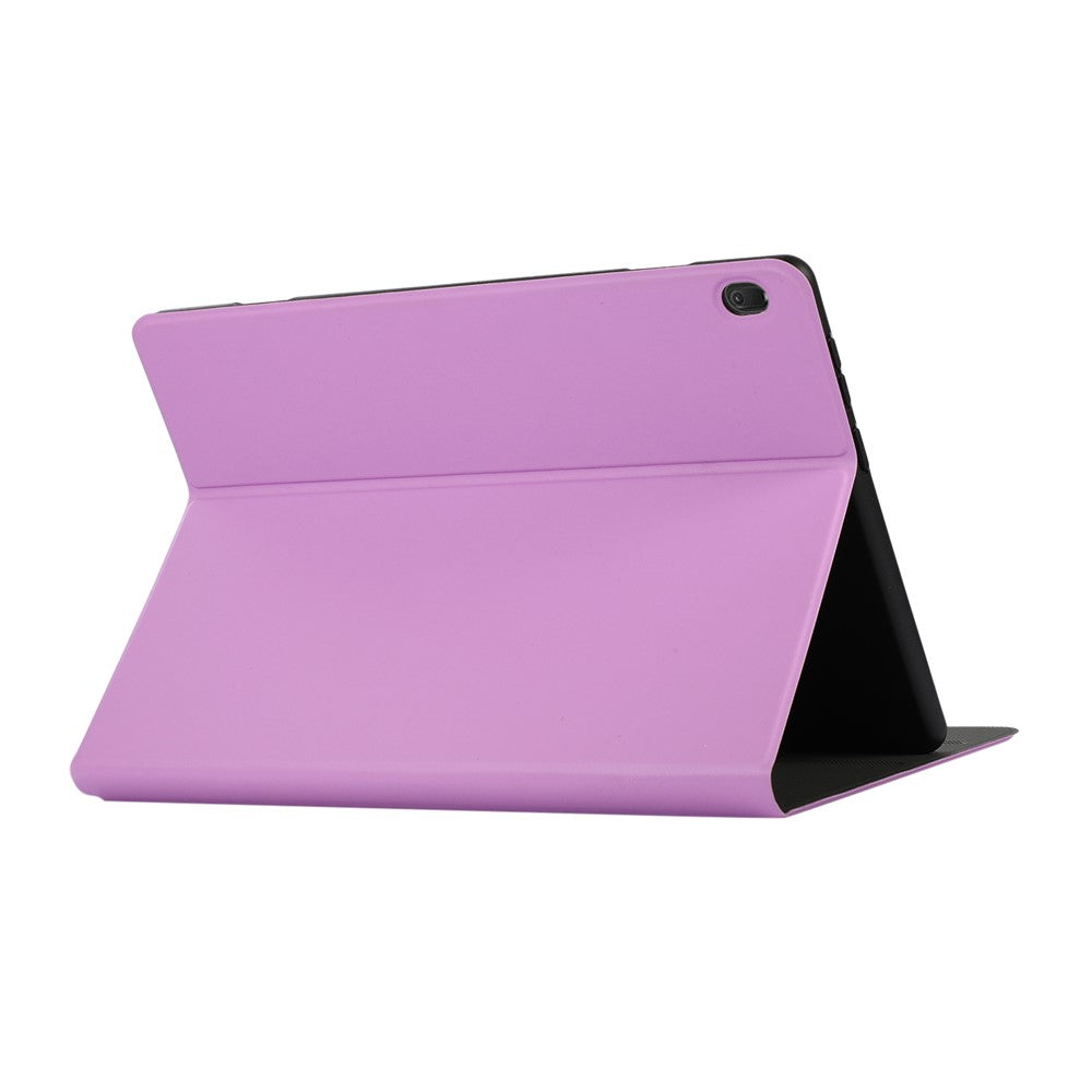 Stand Cover Leather Protective Case for Lenovo Tab M10 TB-X605F - Purple