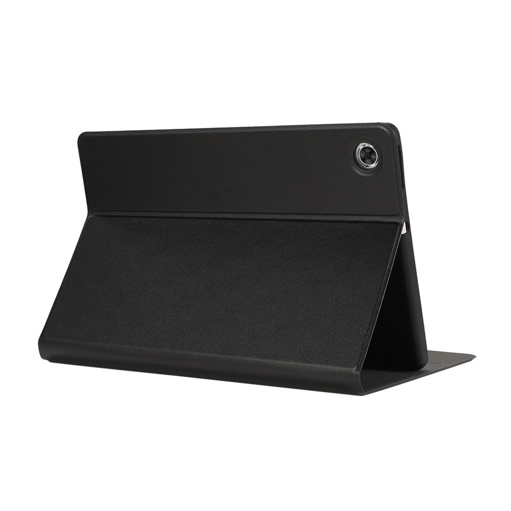 Plain Leather Stand Tablet Cover for Lenovo Tab M10 HD Gen 2 TB-X306X - Black