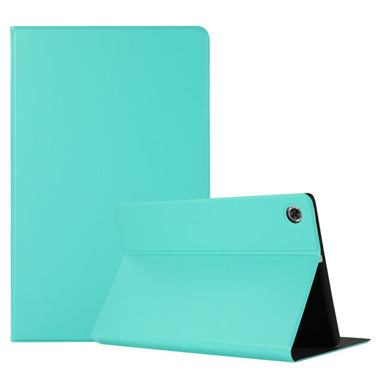 Plain Leather Stand Tablet Cover for Lenovo Tab M10 HD Gen 2 TB-X306X - Cyan