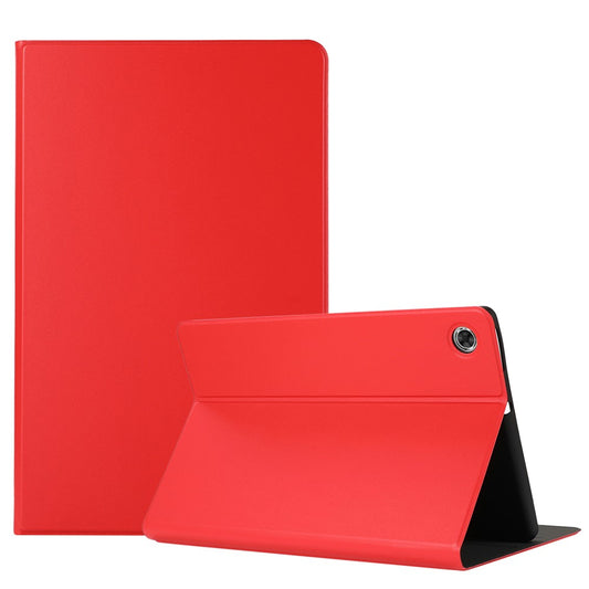 Plain Leather Stand Tablet Cover for Lenovo Tab M10 HD Gen 2 TB-X306X - Red