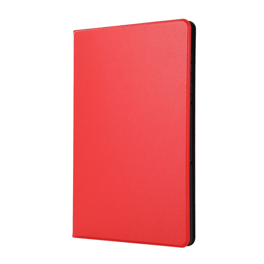 Plain Leather Stand Tablet Cover for Lenovo Tab M10 HD Gen 2 TB-X306X - Red