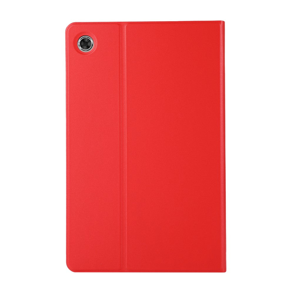 Plain Leather Stand Tablet Cover for Lenovo Tab M10 HD Gen 2 TB-X306X - Red
