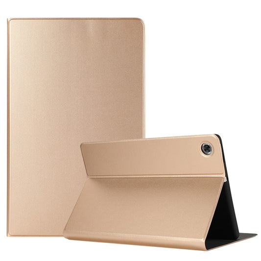 Plain Leather Stand Tablet Cover for Lenovo Tab M10 HD Gen 2 TB-X306X - Gold