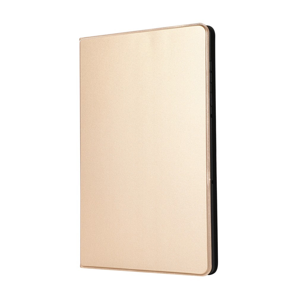 Plain Leather Stand Tablet Cover for Lenovo Tab M10 HD Gen 2 TB-X306X - Gold