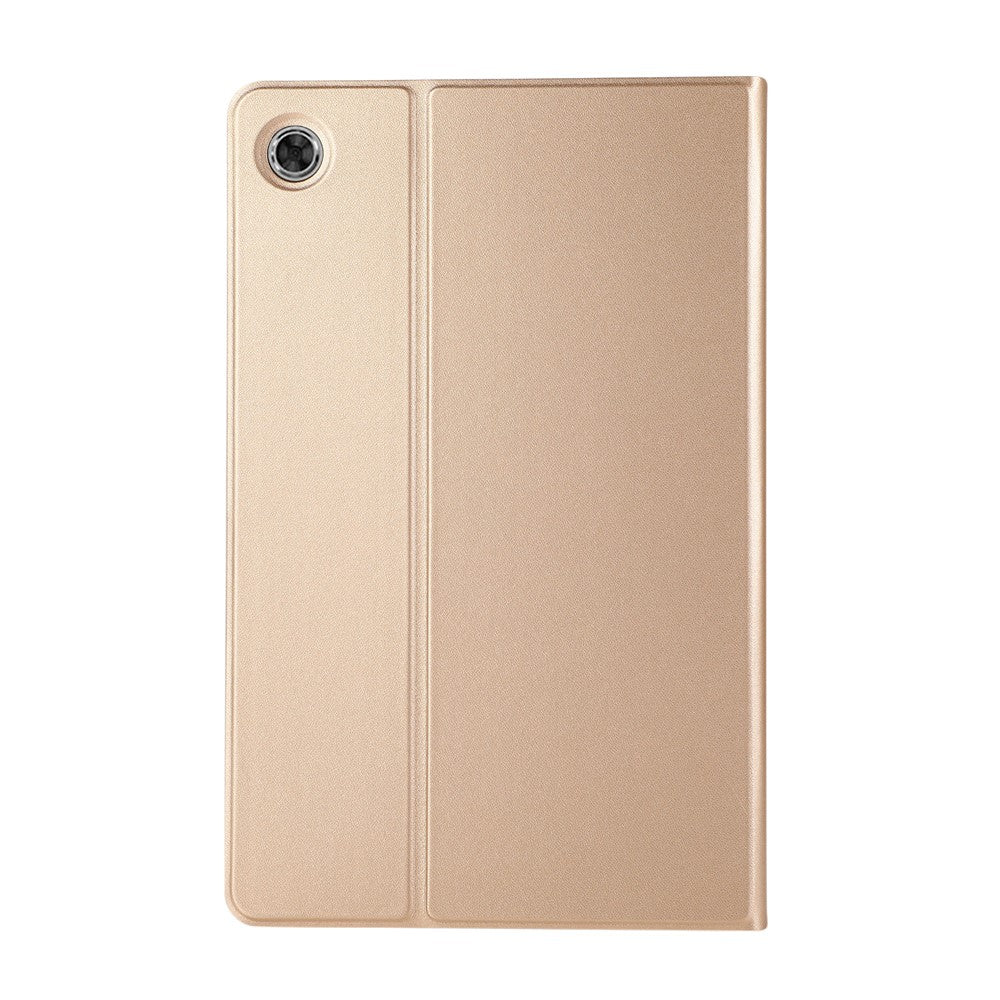 Plain Leather Stand Tablet Cover for Lenovo Tab M10 HD Gen 2 TB-X306X - Gold
