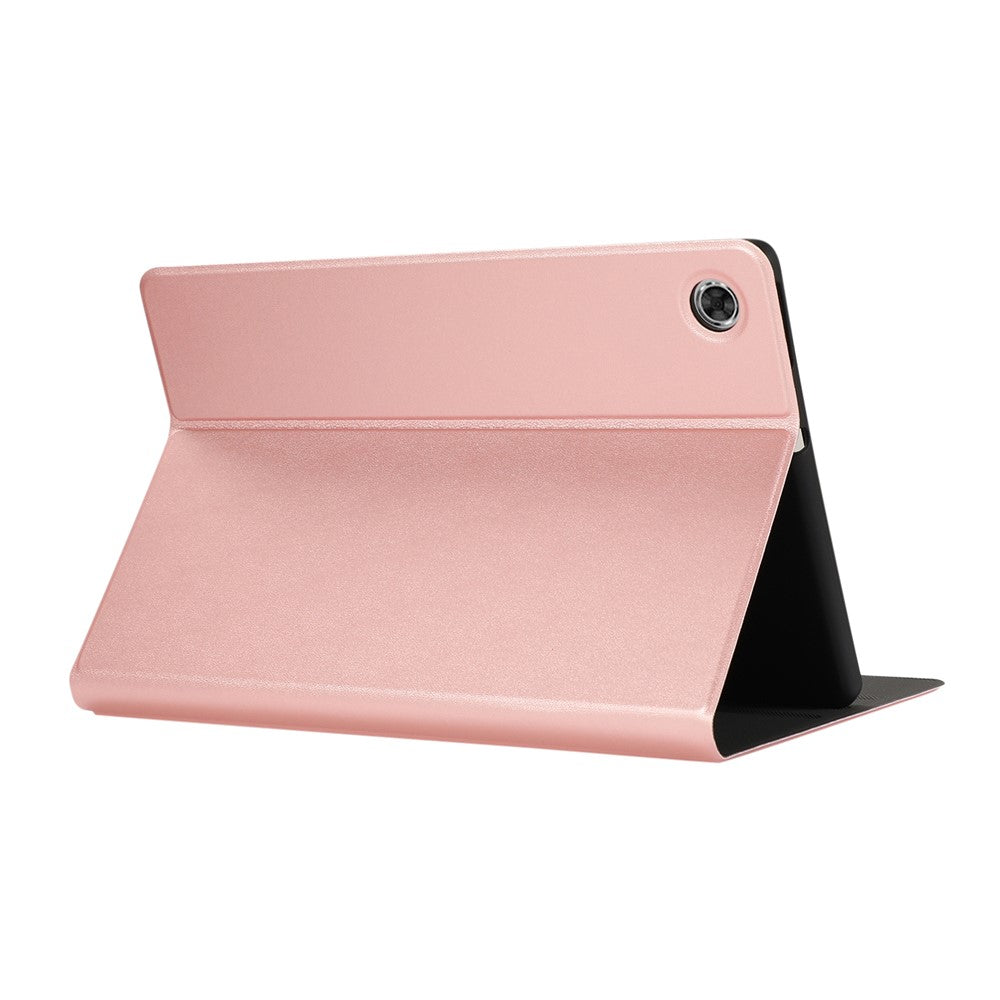 Plain Leather Stand Tablet Cover for Lenovo Tab M10 HD Gen 2 TB-X306X - Rose Gold