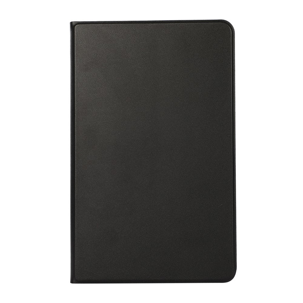 PU Leather Protector Full-Protection Case with Stand for Lenovo Tab M8 (2nd Gen) FHD - Black