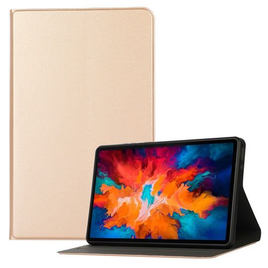 PU Leather Protector Full-Protection Case with Stand for Lenovo Tab M8 (2nd Gen) FHD - Gold